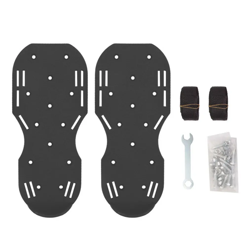 Lawn Aerator Shoes Aerating Shoes Sandals Heavy Duty Aerating Shoes Lawn Aerator Spike Shoes for Grass Lawn Garden Yard