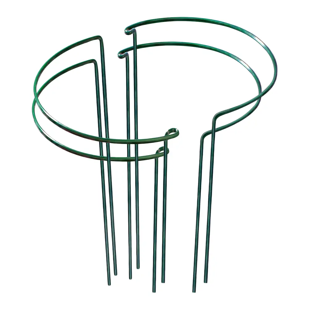 4/6pcs Plant Support Rustproof Garden Tower Trellis Heart Shaped Metal Gardening Fixing Rod Equipment for Potted Plants Flowers