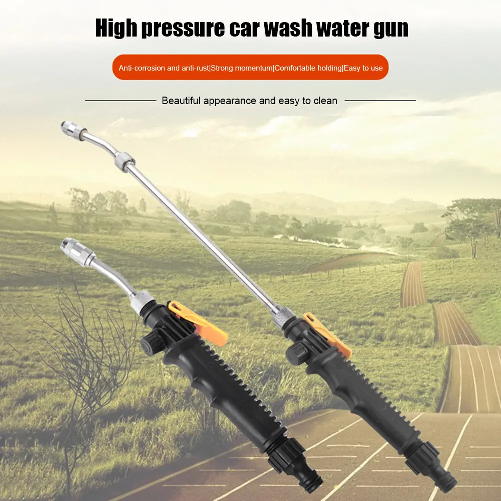 Garden Hose Watering Sprayer High Pressure Water Sprayer Watering Garden Portable High Pressure Water Gun for Lawn & Garden
