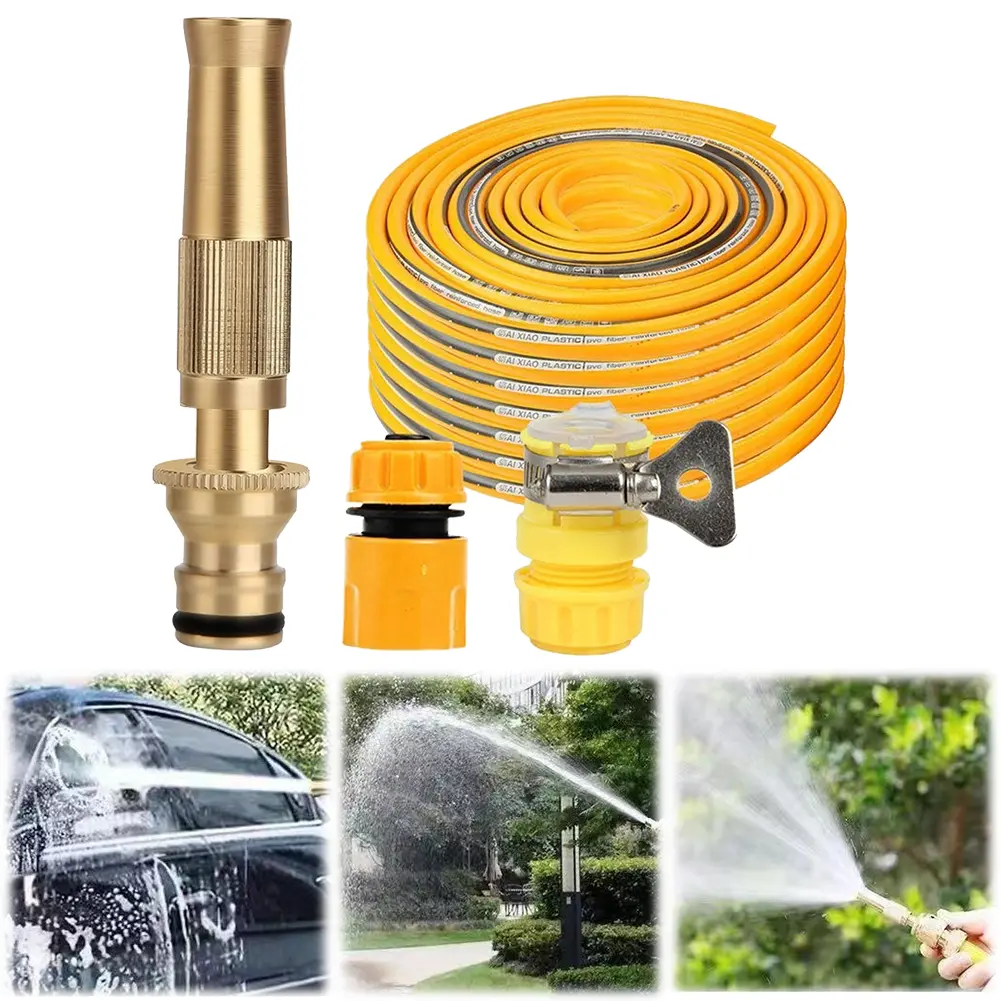 High Pressure Car Washing Spray Gun with 10m Hose Portable Car Washer Multifunctional Water Irrigation Gun for Washing Cars