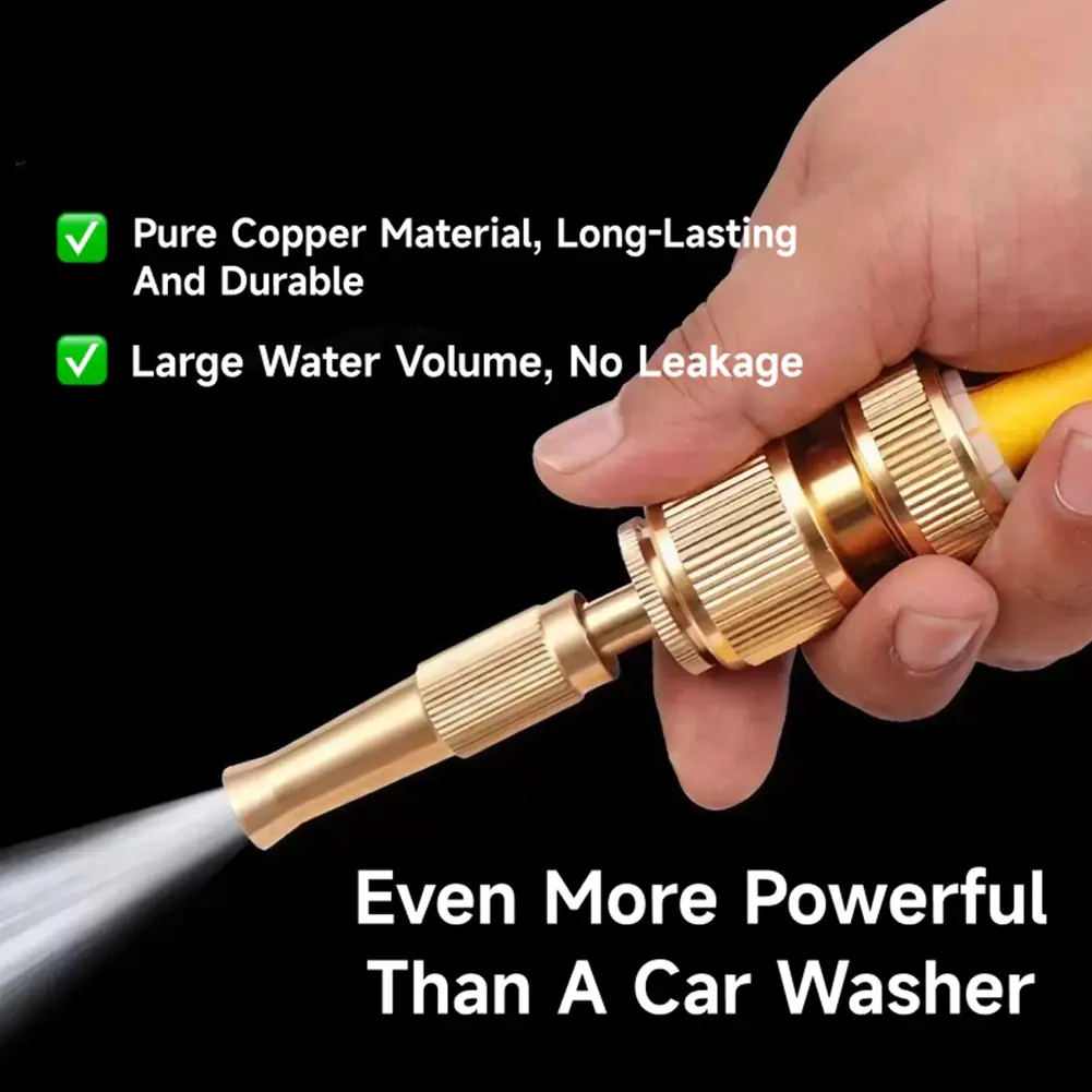 High Pressure Car Washing Spray Gun with 10m Hose Portable Car Washer Multifunctional Water Irrigation Gun for Washing Cars