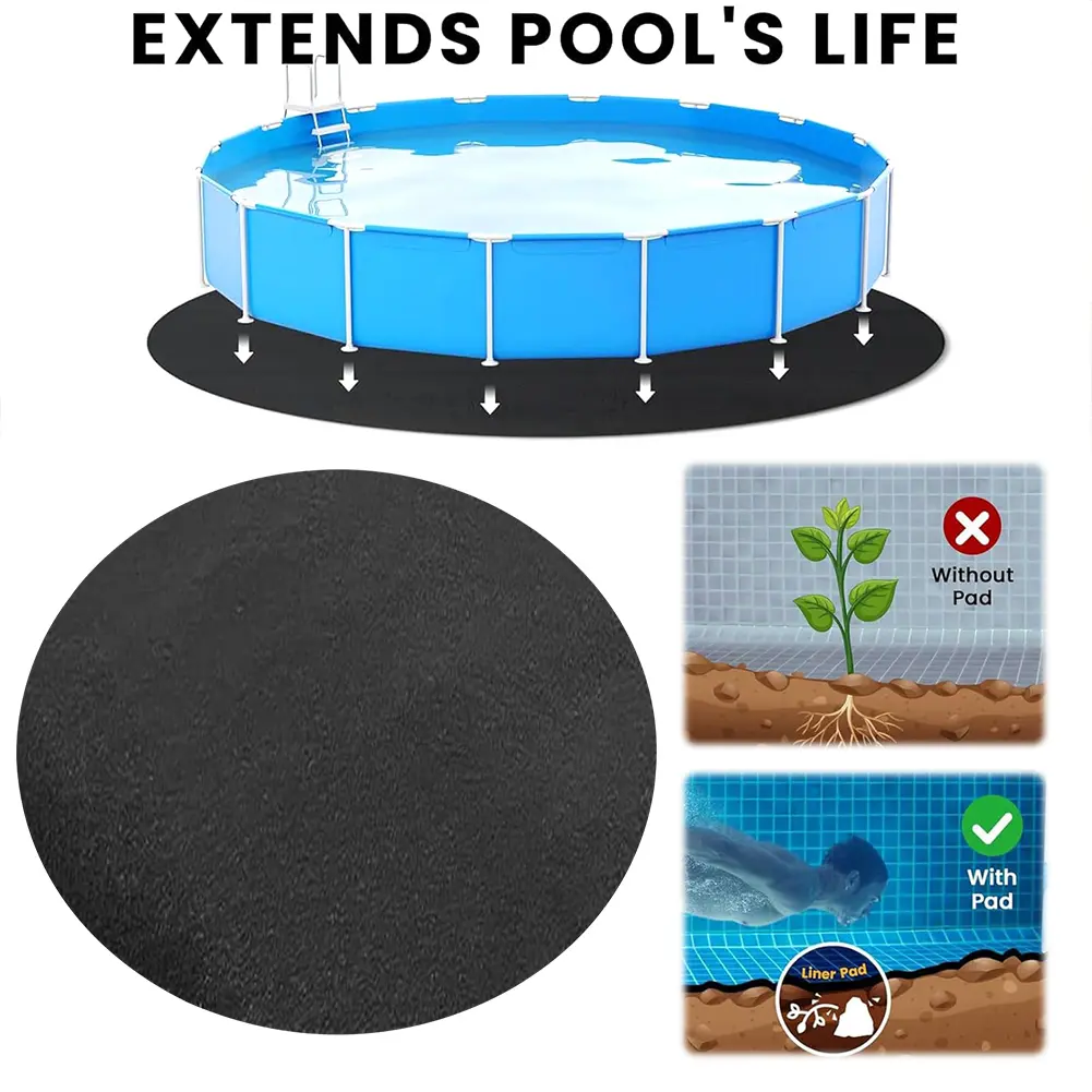 Under Pool Padding Round Pool Underlay Swimming Pool Mat for Above Ground Swimming Pools