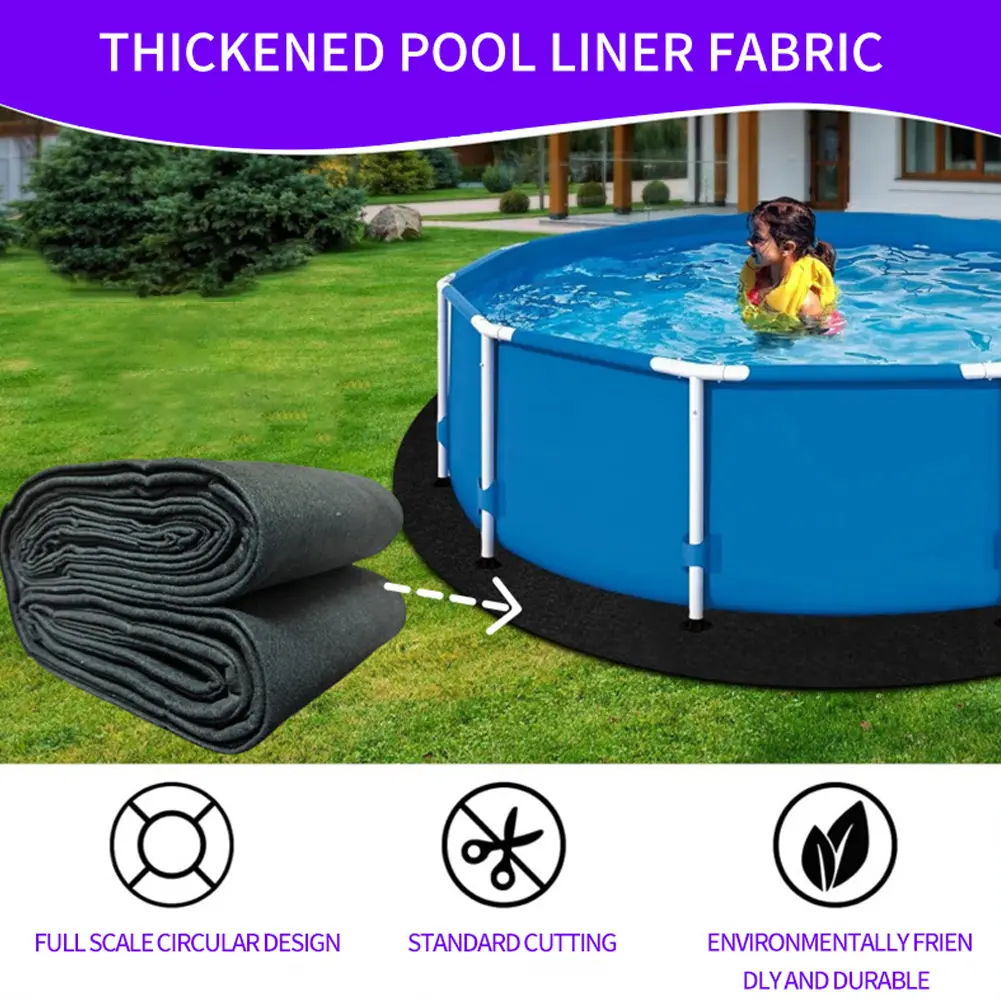 Under Pool Padding Round Pool Underlay Swimming Pool Mat for Above Ground Swimming Pools