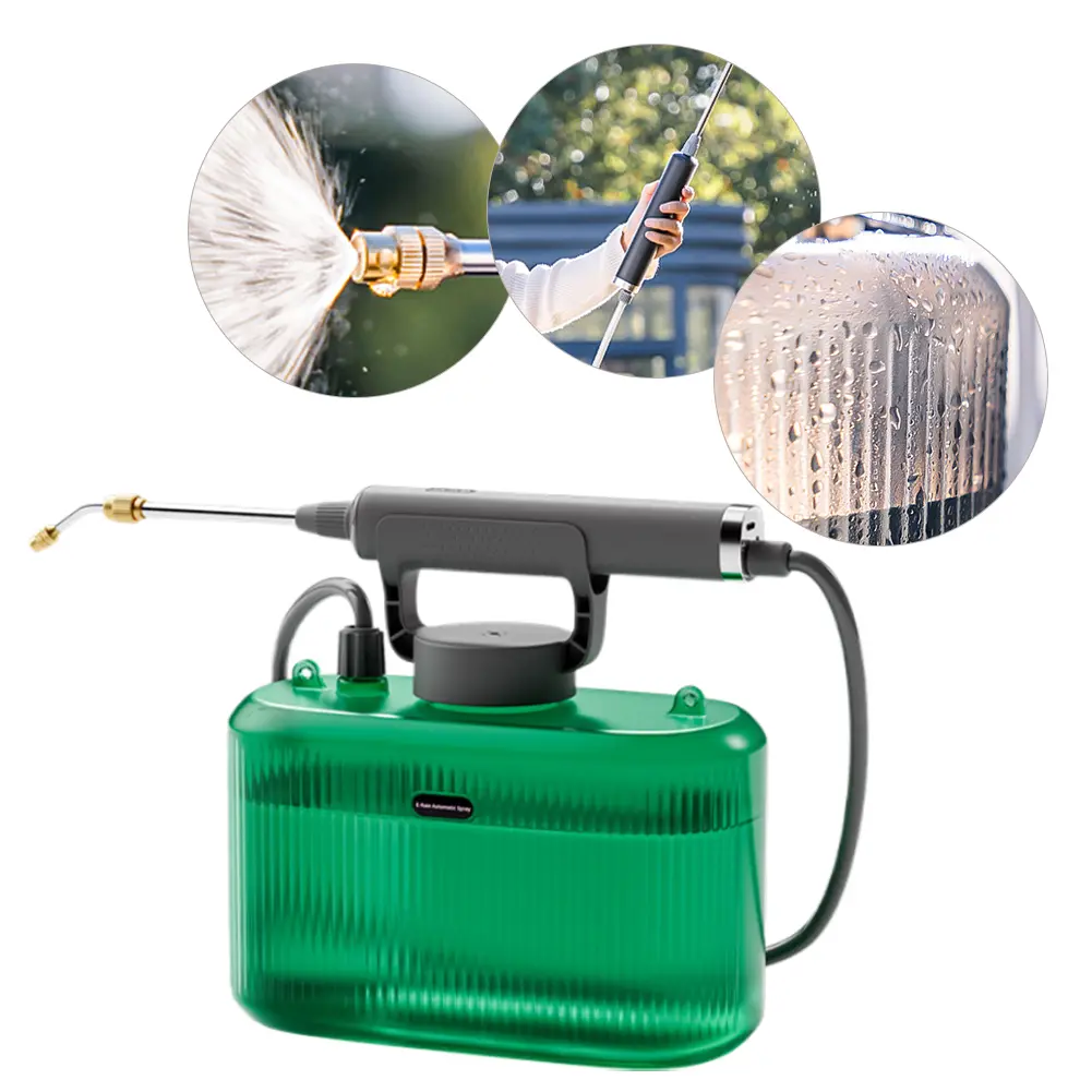 5 L Electric Power Knapsack Sprayer Electric Garden Sprayer with Telescopic Wand with Adjustable Shoulder Strap for Lawn Garden