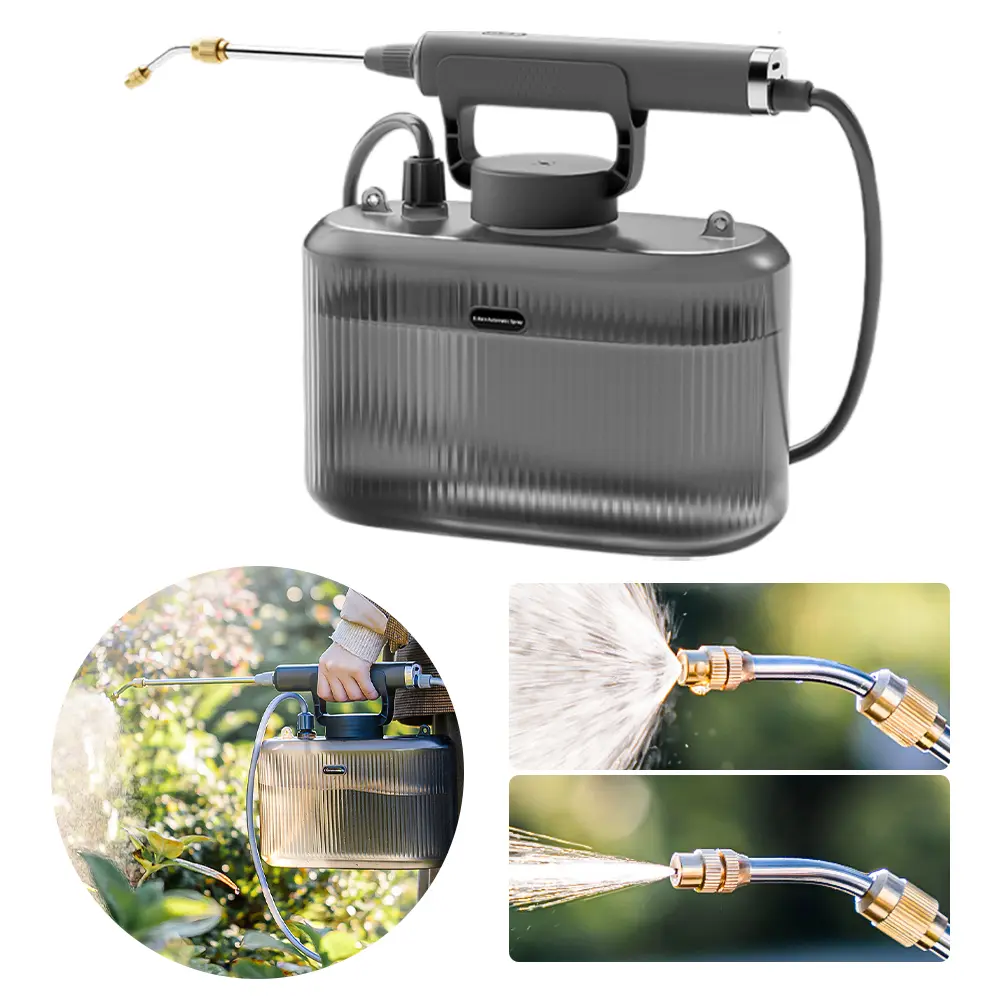 5 L Electric Power Knapsack Sprayer Electric Garden Sprayer with Telescopic Wand with Adjustable Shoulder Strap for Lawn Garden