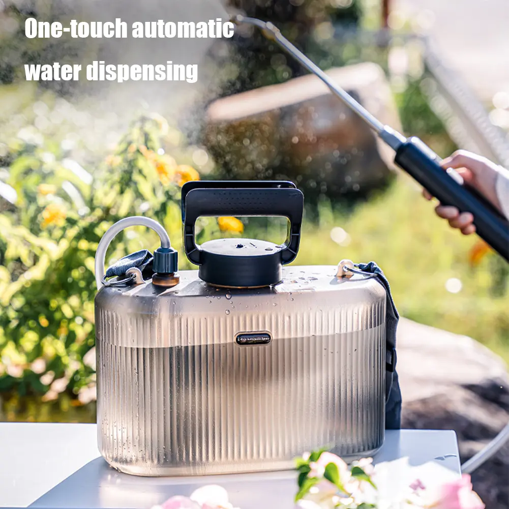 5 L Electric Power Knapsack Sprayer Electric Garden Sprayer with Telescopic Wand with Adjustable Shoulder Strap for Lawn Garden