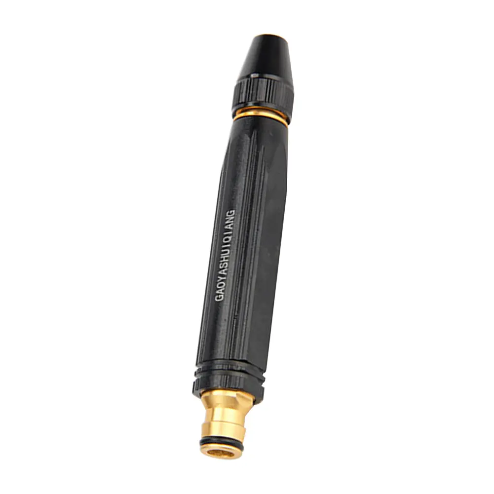Spray Nozzle Multifunctional High Pressure Sprinkler Connector Metal No Water Leakage Removable for Cleaning Car Garden Watering