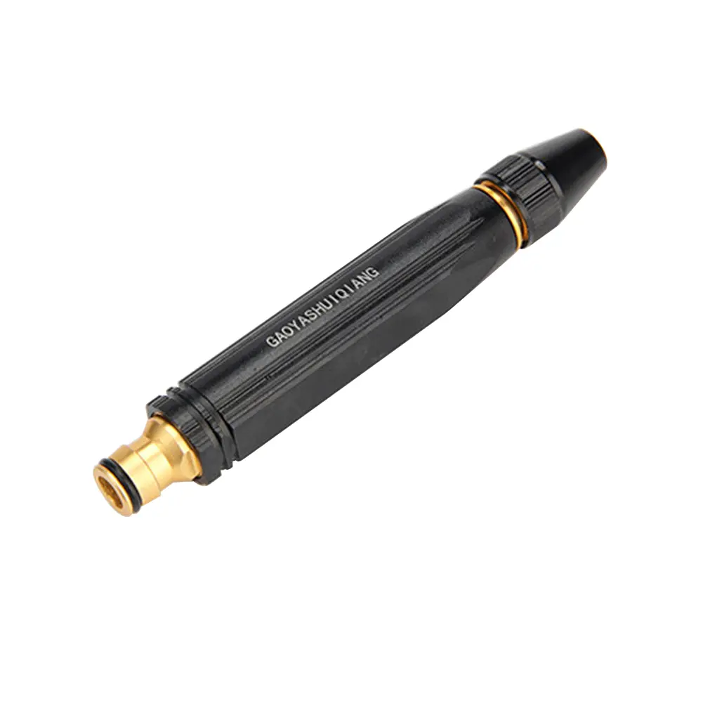 Spray Nozzle Multifunctional High Pressure Sprinkler Connector Metal No Water Leakage Removable for Cleaning Car Garden Watering