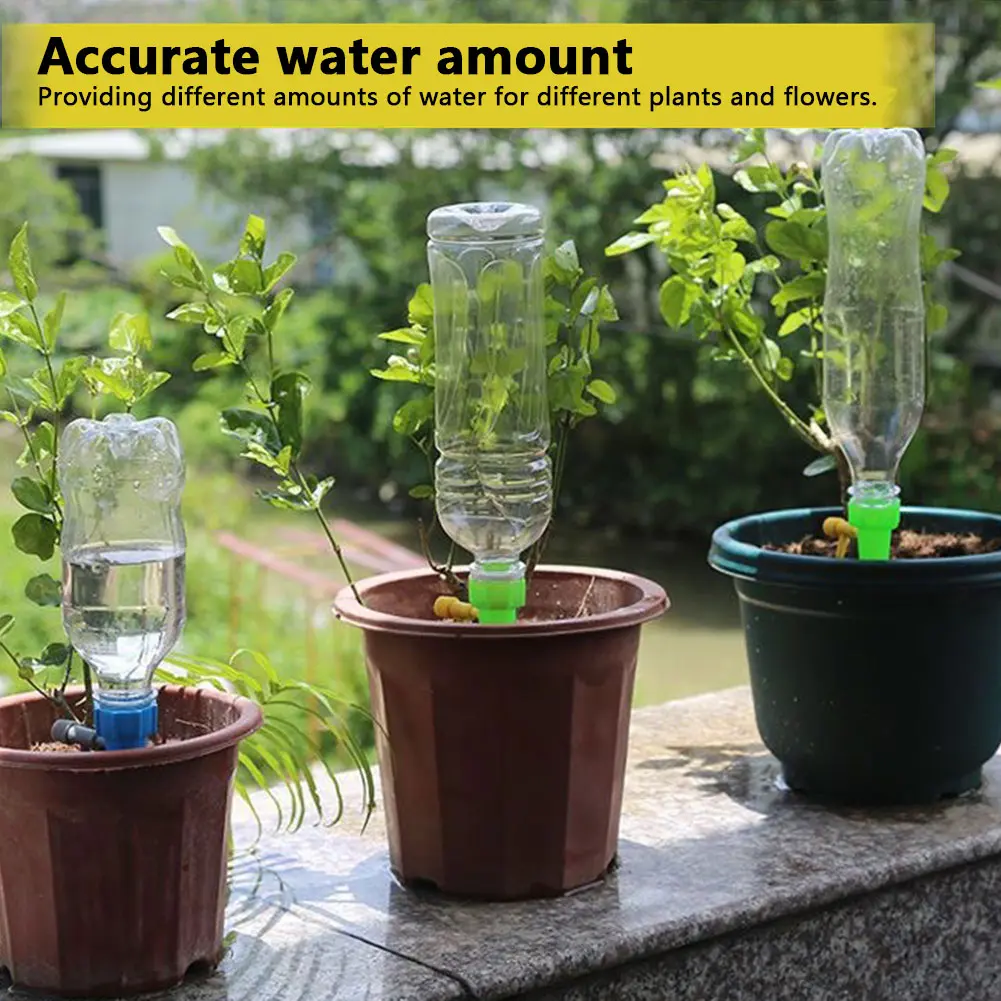 20-100PCS Automatic Drip Plants Irrigation Drip Irrigation Garden Watering System Garden Self Watering Insert Watering Devices