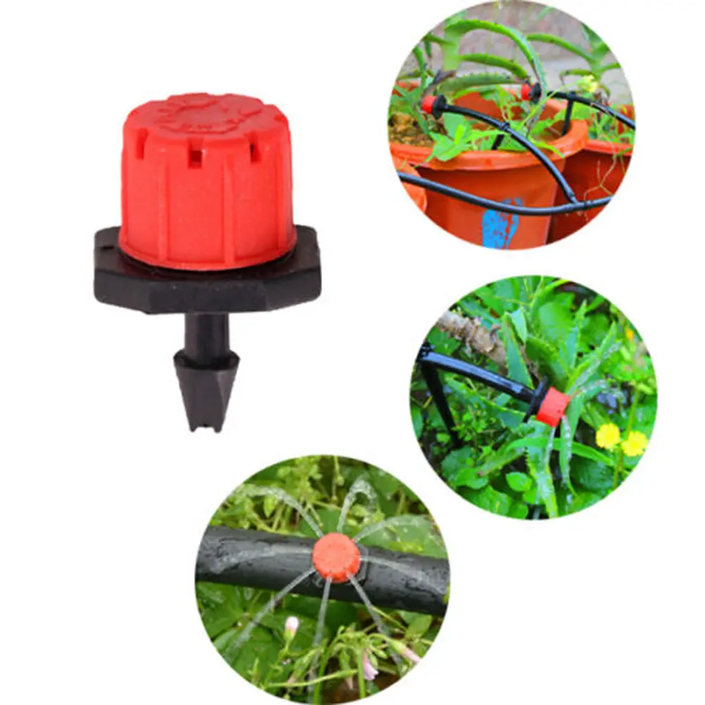 300-1000PCS Irrigation Drippers Sprinklers Garden Watering Sprinkler Head Flow Head Garden Watering Irrigation System Accessory