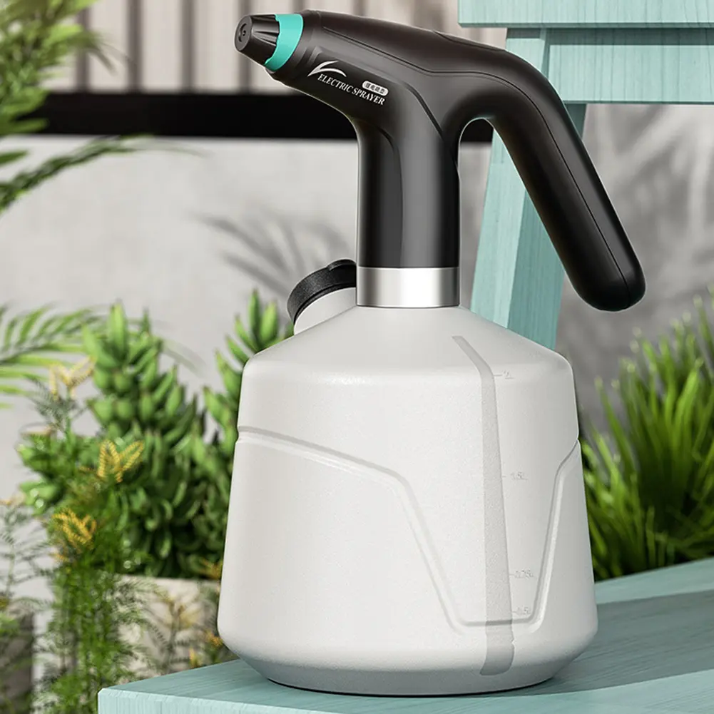 2L/0.5Gal Electric Watering Sprinkler Spray with Adjustable Spout Portable Automatic Mister Sprayer Garden Mist Spray Can Bottle