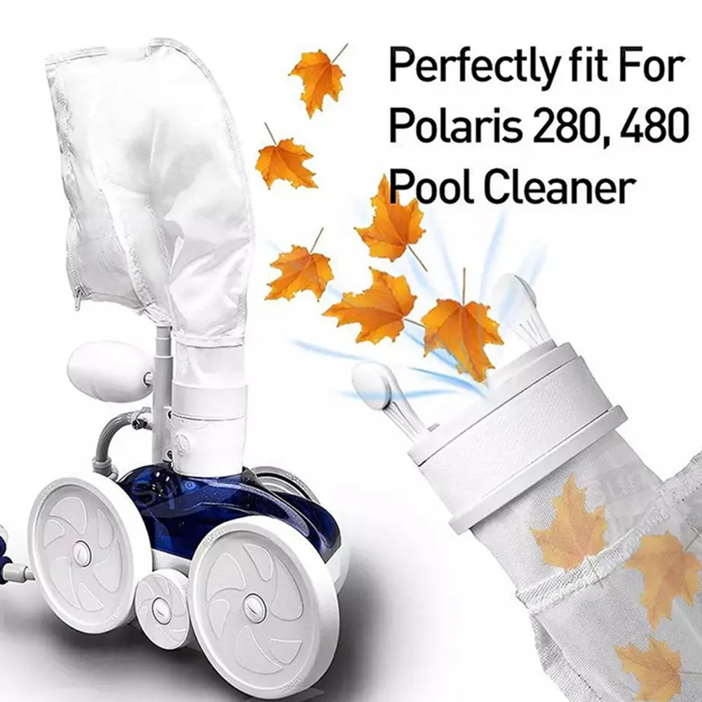 Universal Pond Zipper Filter Bag Swimming Pool Fountain Cleaner Filter Bag Filtration Pouch Swimming Pool Accessories