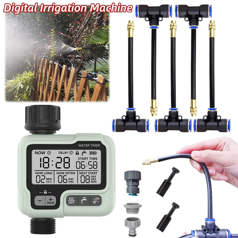 Automatic Water Timer Watering Timer Garden Digital Irrigation Machine Intelligent Sprinkler Used Outdoor To Save Water&Time