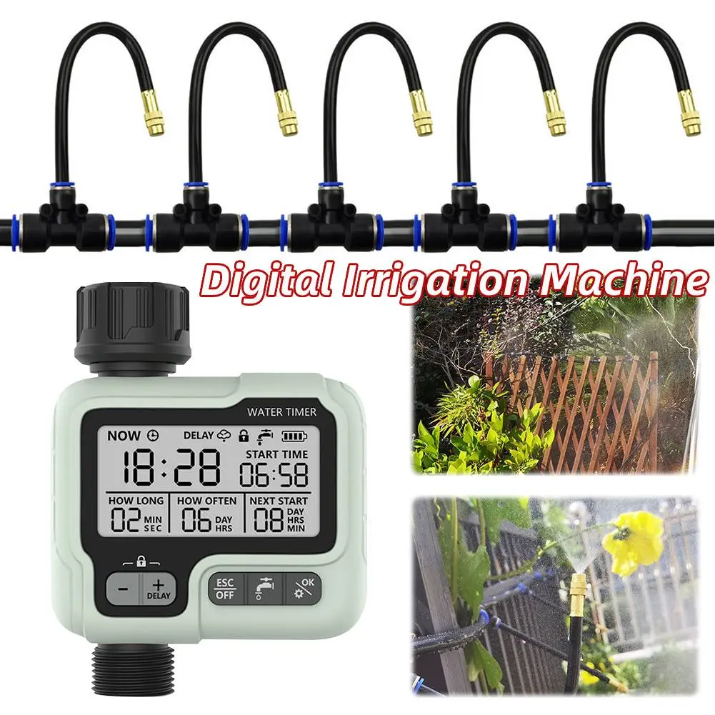 Automatic Water Timer Watering Timer Garden Digital Irrigation Machine Intelligent Sprinkler Used Outdoor To Save Water&Time