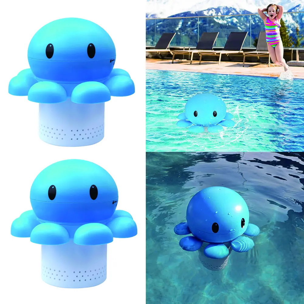 Pool Chlorine Floater Floating Chlorine Dispenser Supports 1-3in Tablets Chemical Dispenser for Indoor & Outdoor Swimming Pool