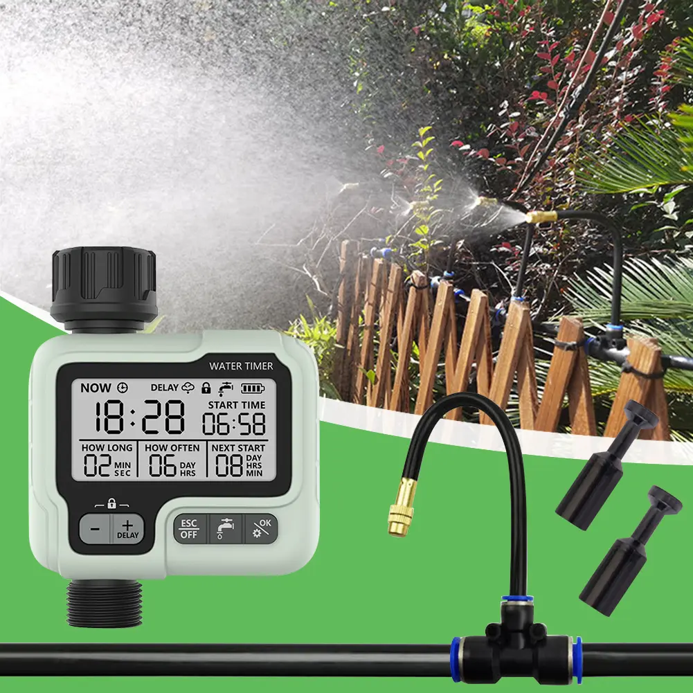 Automatic Water Timer Watering Timer Garden Digital Irrigation Machine Intelligent Sprinkler Used Outdoor To Save Water&Time