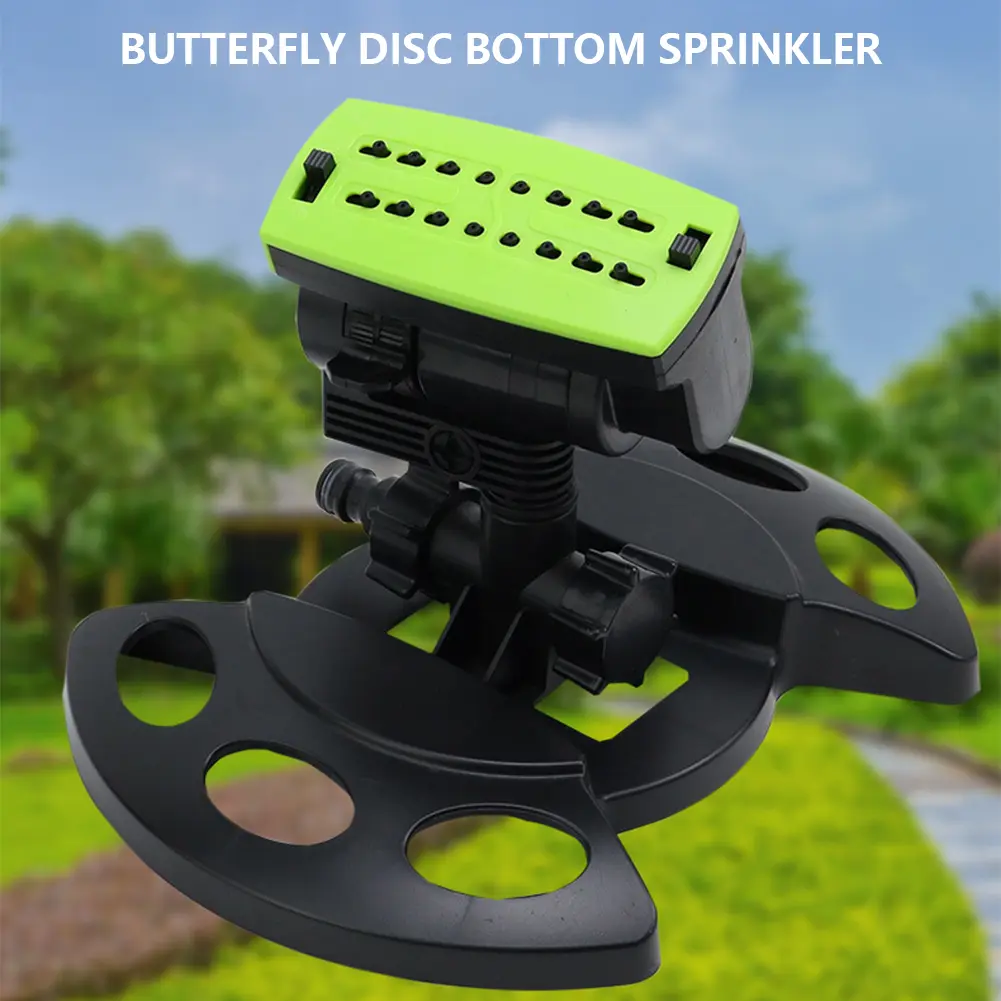 Mini Courtyard Water Sprayer Adjustable Irrigation Watering System 16 Holes Watering Grass Sprinkler for Outdoor Yard Garden