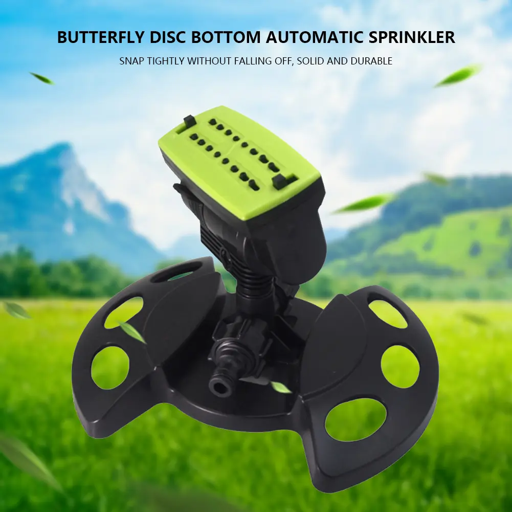 Mini Courtyard Water Sprayer Adjustable Irrigation Watering System 16 Holes Watering Grass Sprinkler for Outdoor Yard Garden