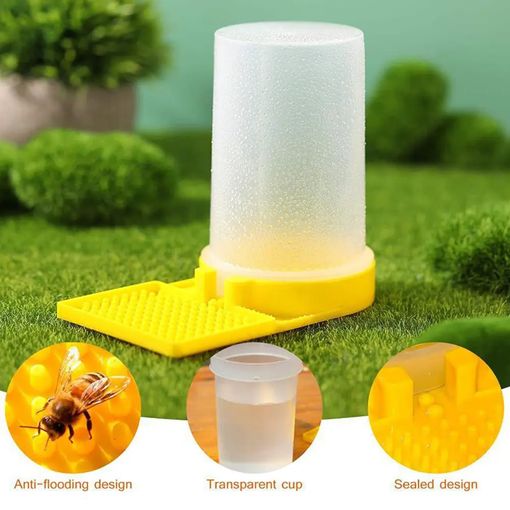 6-10PCS Bee Feeder Drinking Water Honey Bee Feeders Watering BeesSupplies Feeding Bee Drinker Beekeeping Equipment and Tools