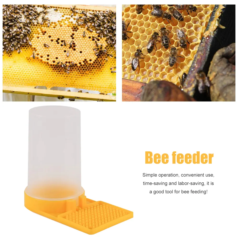 6-10PCS Bee Feeder Drinking Water Honey Bee Feeders Watering BeesSupplies Feeding Bee Drinker Beekeeping Equipment and Tools