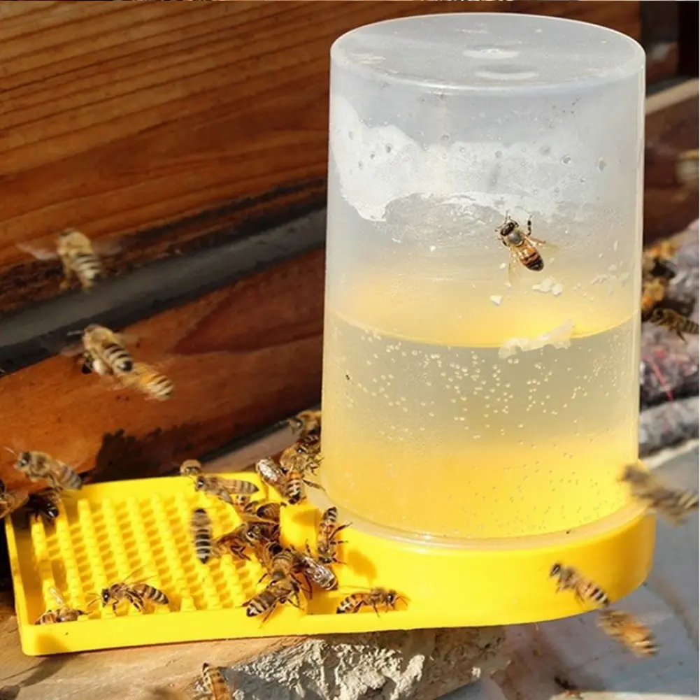 6-10PCS Bee Feeder Drinking Water Honey Bee Feeders Watering BeesSupplies Feeding Bee Drinker Beekeeping Equipment and Tools