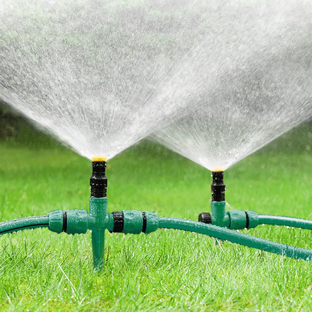 5-20PCS Garden Sprinkler 360° Rotation Irrigation Watering System Automatic Agriculture Lawn Farm Greenhouse Plant Water Sprinkl