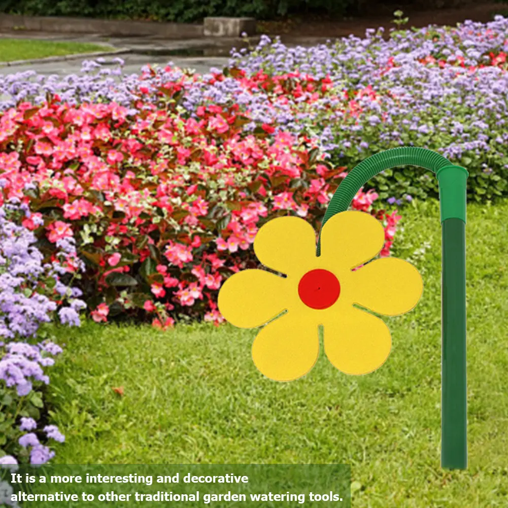 Watering Sprinkler Flower Shape Dancing Daisy Sprinklers 1/2PC 720 Rotating Water Spray Tool for Yard Lawn Watering Garden Decor