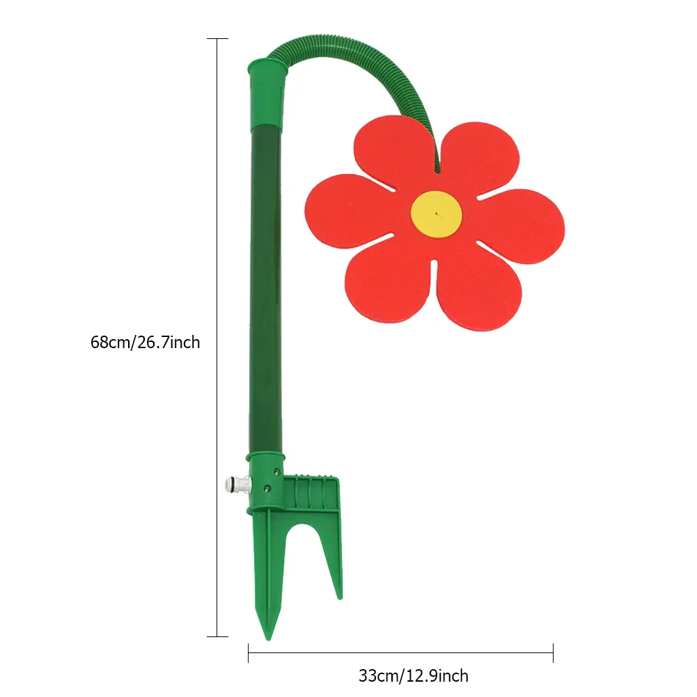 Watering Sprinkler Flower Shape Dancing Daisy Sprinklers 1/2PC 720 Rotating Water Spray Tool for Yard Lawn Watering Garden Decor