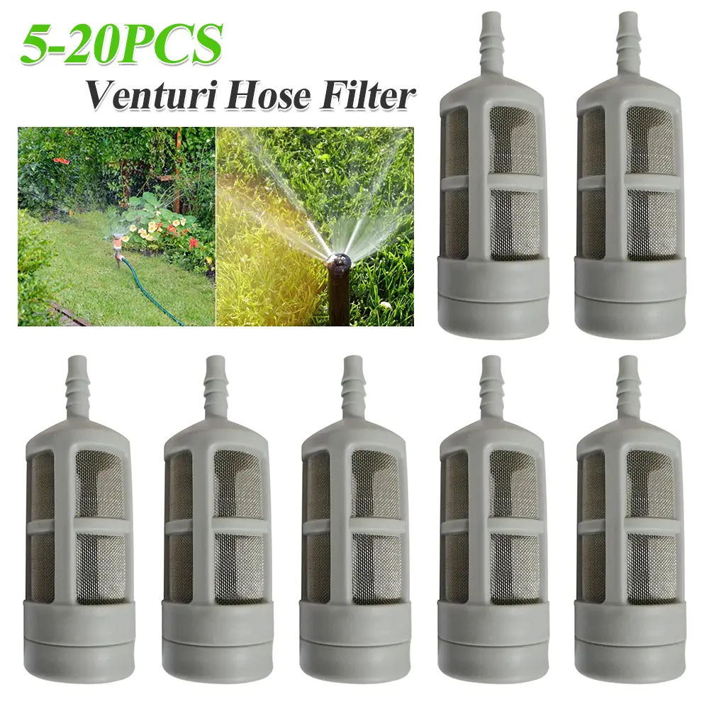 5-20PCS 6-7mm Hose Pipe Filter Car Wash Garden Irrigation Filters Micro Sprayer Pump Filtering Check Valve Net Strainer Tools