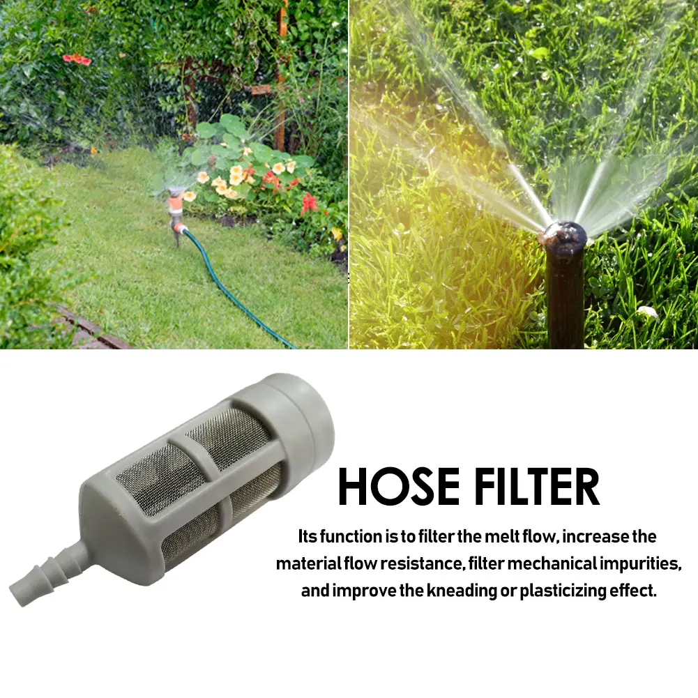 5-20PCS 6-7mm Hose Pipe Filter Car Wash Garden Irrigation Filters Micro Sprayer Pump Filtering Check Valve Net Strainer Tools