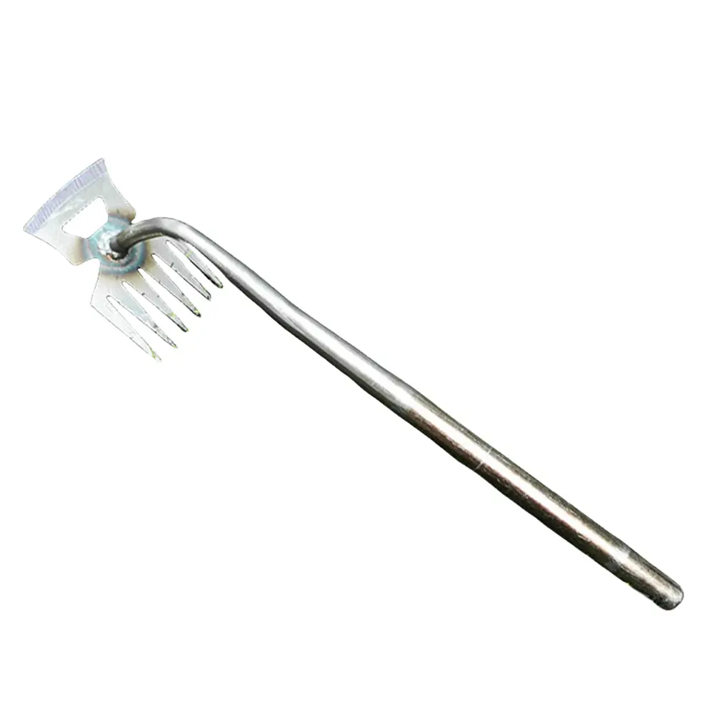 2 In 1 Manual Loose Soil Grass Rooting Remover Hand Weed Remover Ergonomic Handle V Fork Loose Soil Weeder Wild Vegetable Shovel
