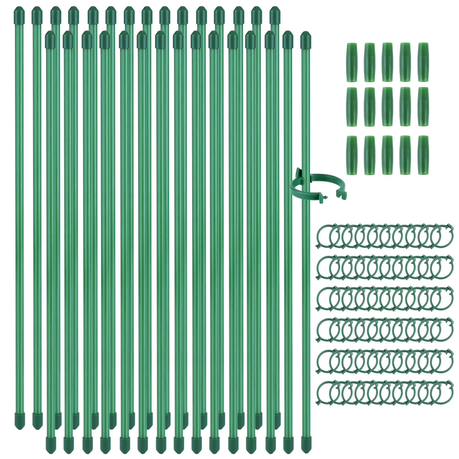 Plant Support Stakes Adjustable Single Stemmed Plant Support Hoops with Ring Garden Single Stem Amaryllis Plant Stake for Plants