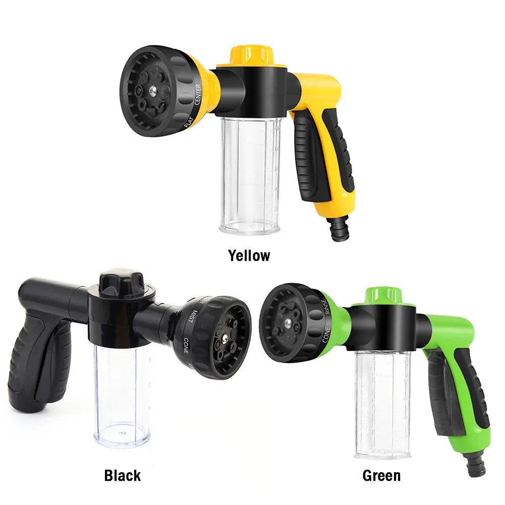 High-Pressure Water Gun Portable High Pressure Sprinkler Multifunctional Adjustable Soap Dispenser Bottle for Showering Pet