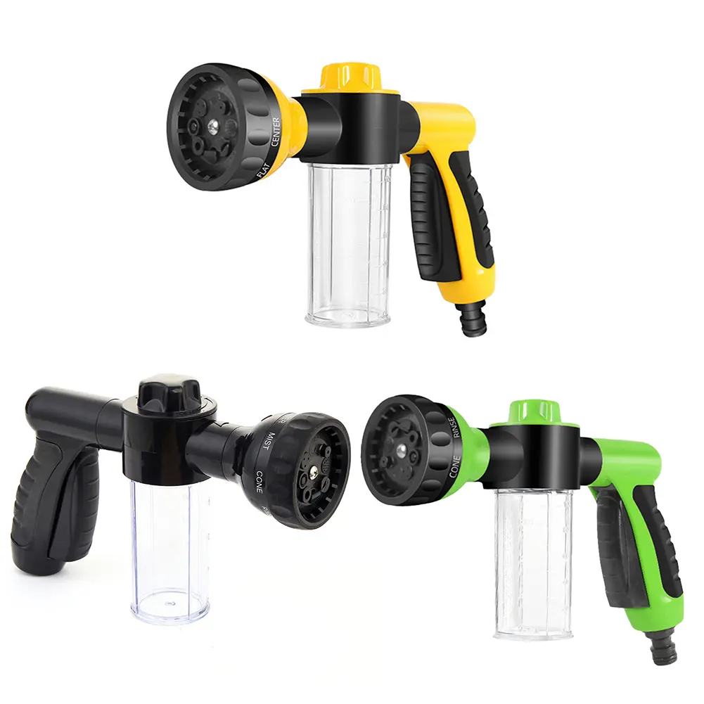 High-Pressure Water Gun Portable High Pressure Sprinkler Multifunctional Adjustable Soap Dispenser Bottle for Showering Pet