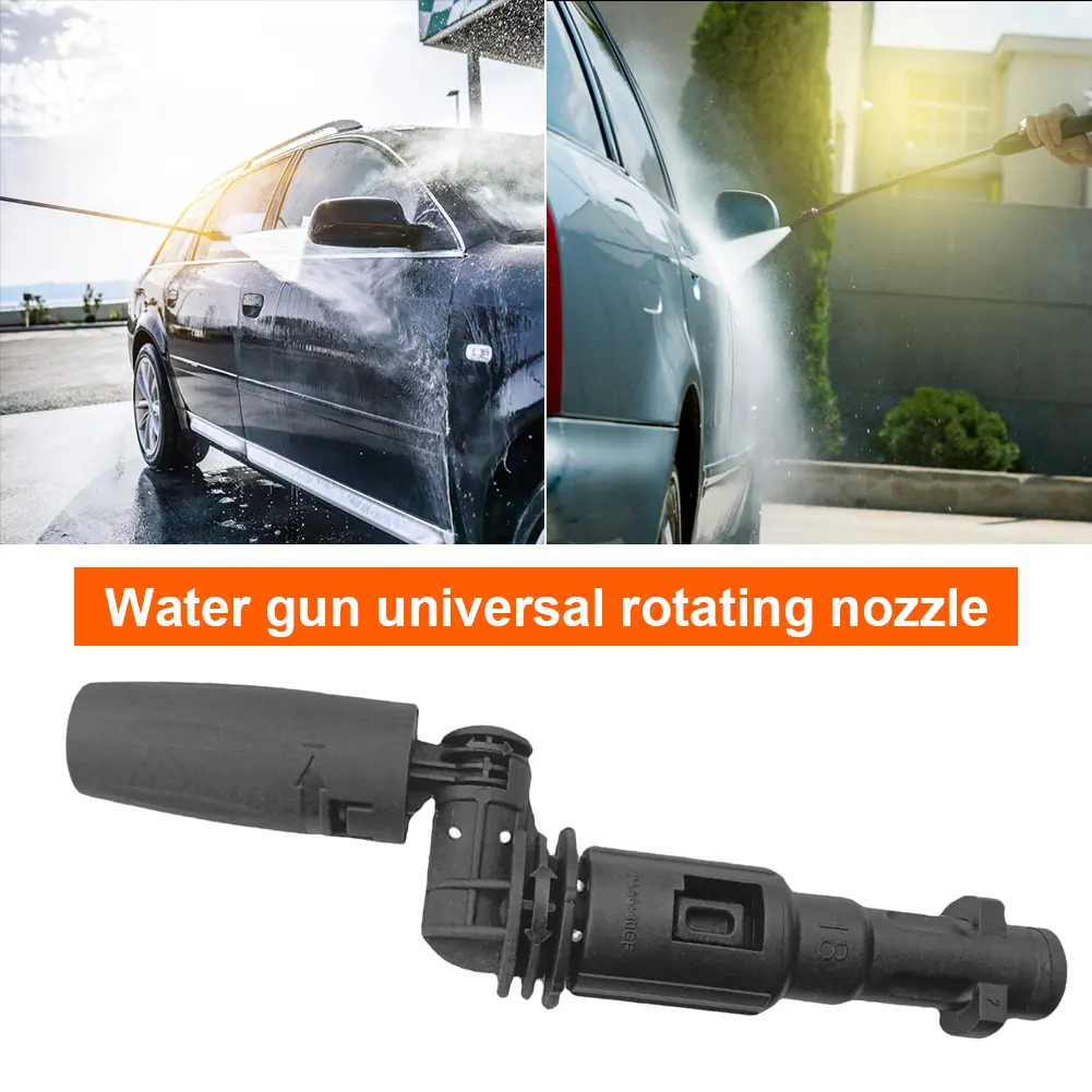 360 Degree Rotating High Pressure Washer Gun Nozzle Adjustable Angle Car Wash Nozzle High Pressure Sprayer Washer Tips for Lavor