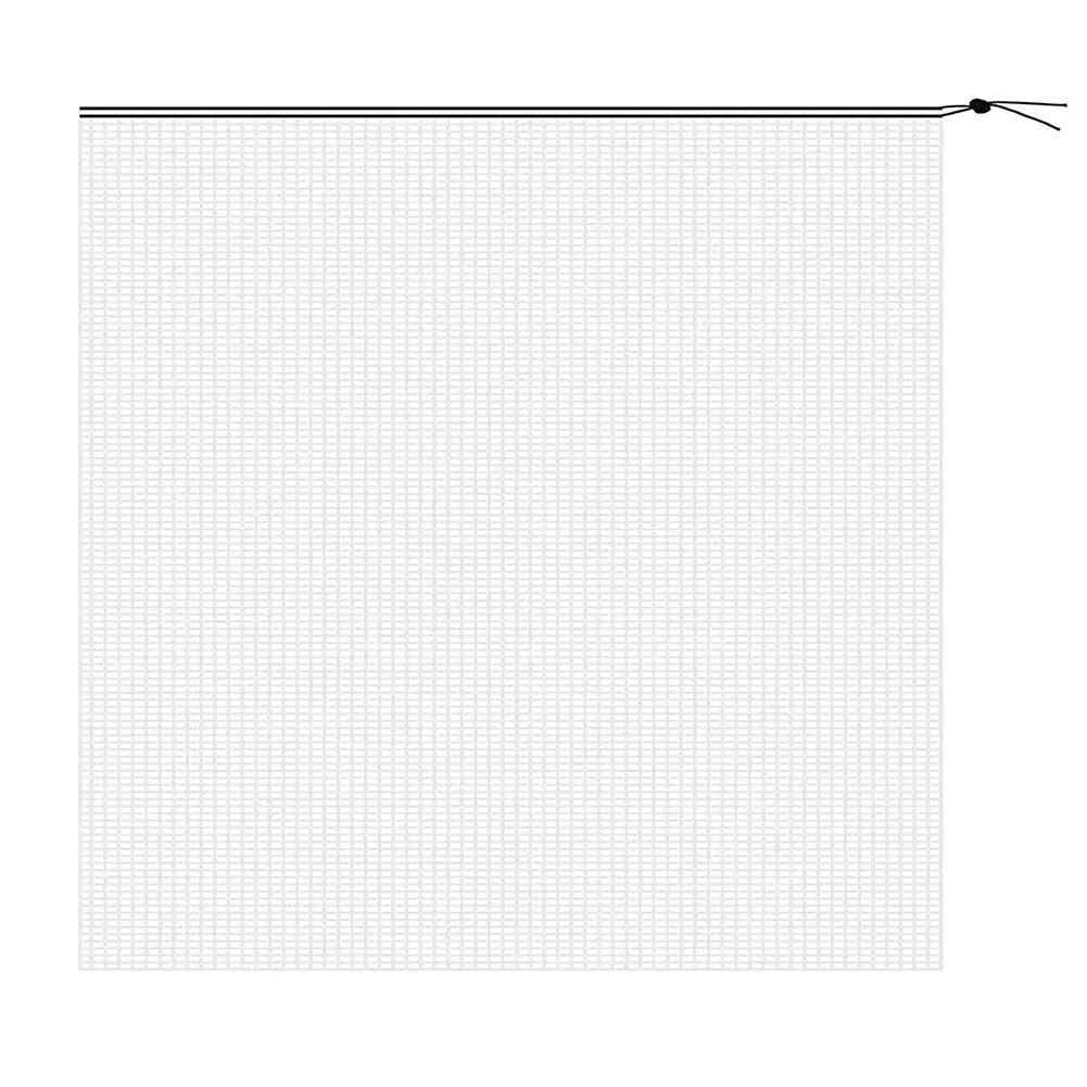 Vegetable Protection Barrier Cover with Drawstring Nylon Netting Protect Bag Ultra Fine Mesh Transparent for Fruit Vegetable
