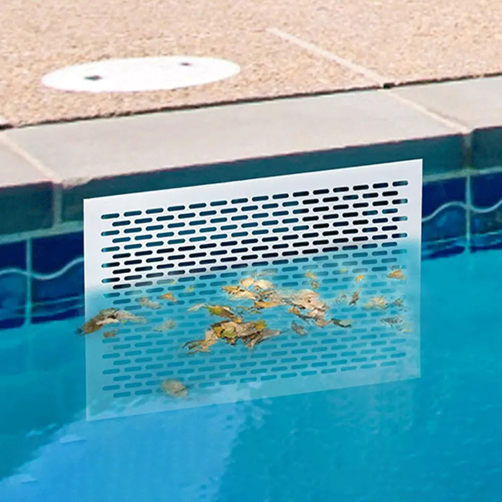 Skimmer Guard Kit 39x25 Cm/15.3 X 9.8 Inch Leaf Skimmer Catcher Leaf Shield Net for Inground Or Above Ground Debris Removal