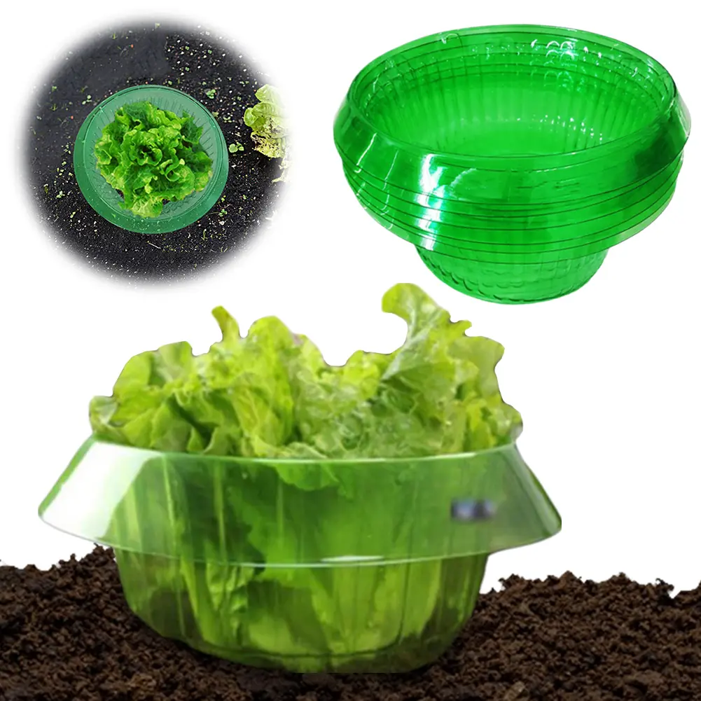 5-25Pc Plants Slug Protection Rings Vegetables Cover Plant Snail Collar Guard Green Planter Flower Pot Pest Control Trapper Tool
