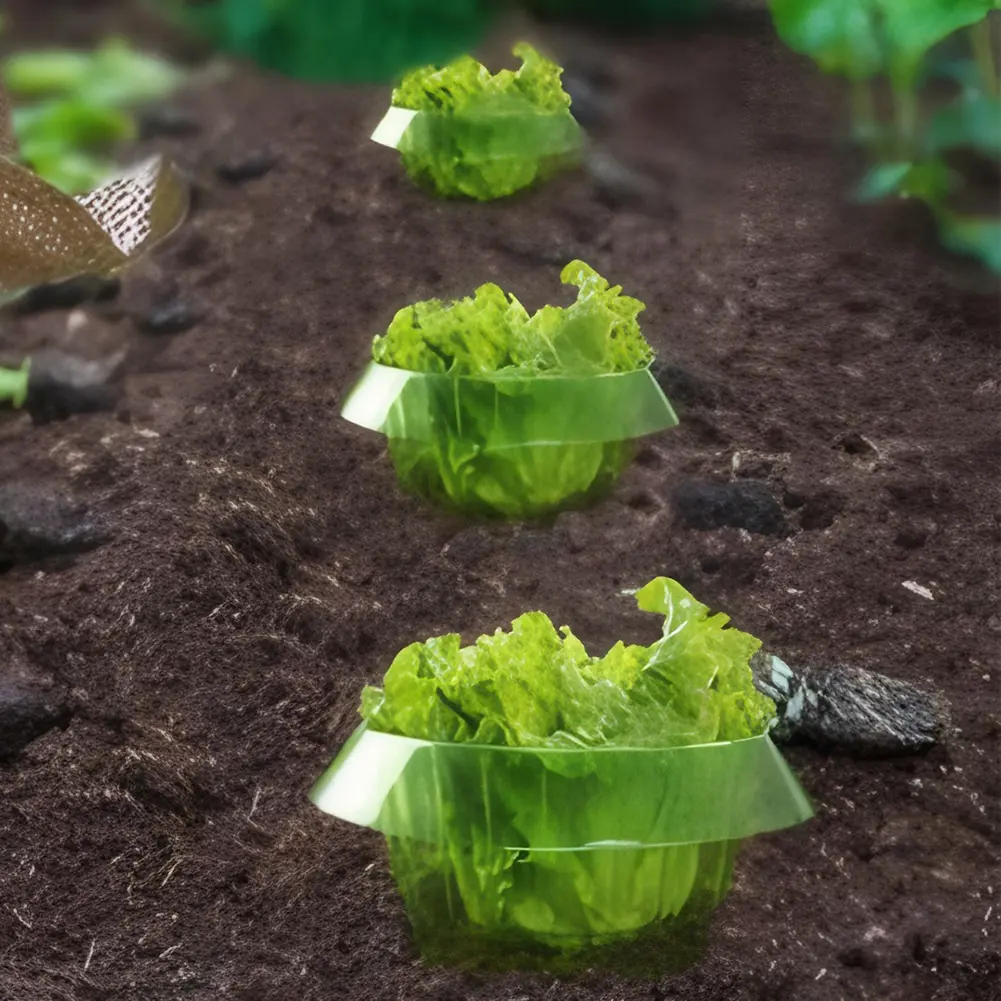 5-25Pc Plants Slug Protection Rings Vegetables Cover Plant Snail Collar Guard Green Planter Flower Pot Pest Control Trapper Tool
