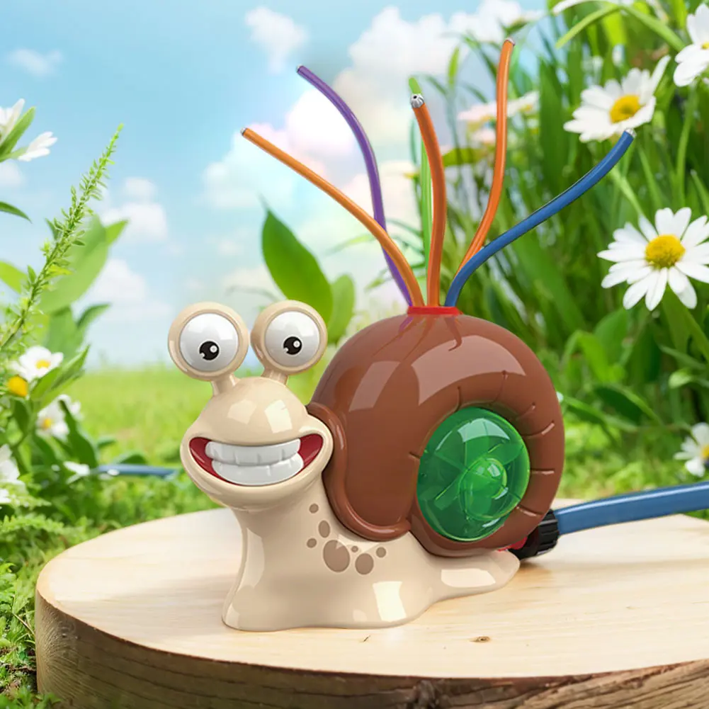 Cartoon Garden Snail Sprinkler Outdoor Water Sprinkler Summer Yard Cartoon Snail Splash Sprinkler for Outdoor Garden Accessories