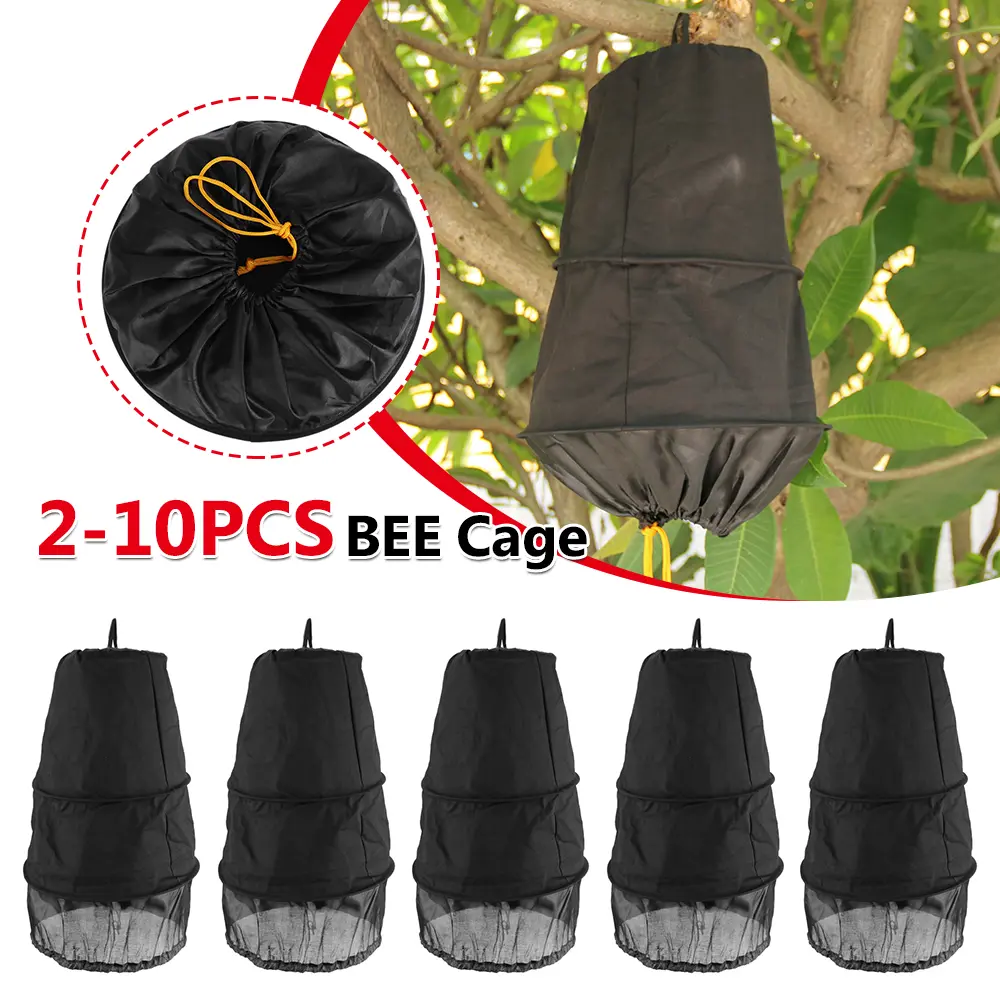 2-10PCS  Layers Beekeeping Cage Multifunctional Practical Catching Box Prevent Injury Wild Bucket Cage Accessory Garden Supplies