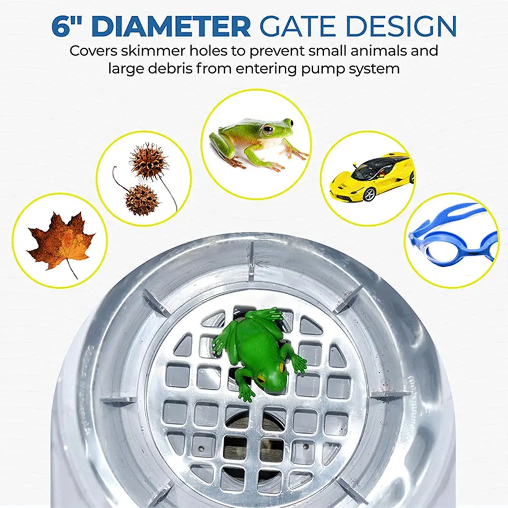 Pool Basket Grate Filter Helps Prevent Pool Equipment Corrosion Skimmer Basket Grate Filter Basket Strainer for Swimming Pools