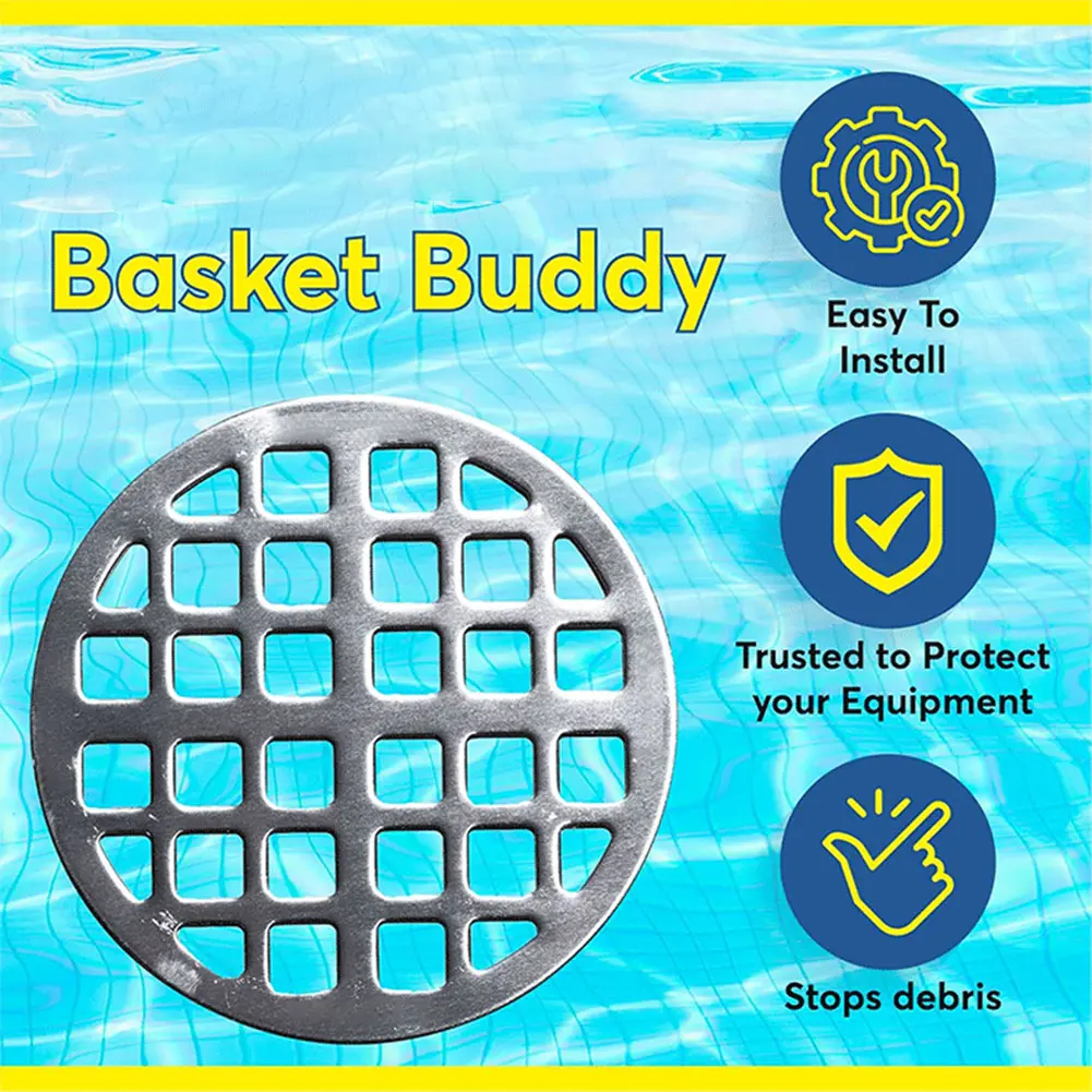 Pool Basket Grate Filter Helps Prevent Pool Equipment Corrosion Skimmer Basket Grate Filter Basket Strainer for Swimming Pools