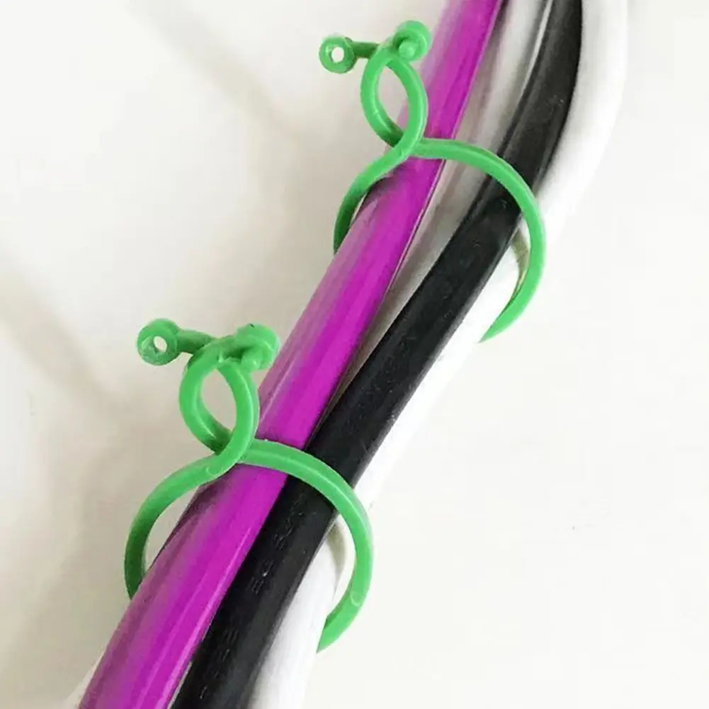 800-2000PCS Garden Vine Strapping Clips Plant Bundled Buckle Ring Holder Tomato Garden Plant Stand Tool Gardening Supports Tools