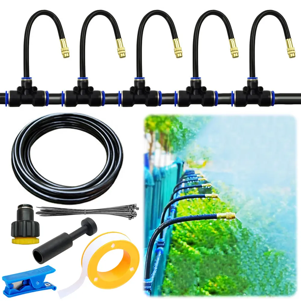 Automatic Irrigation System Free Bending Garden Watering System System Mist Lawn Sprinkler for Landscape Flower Bed
