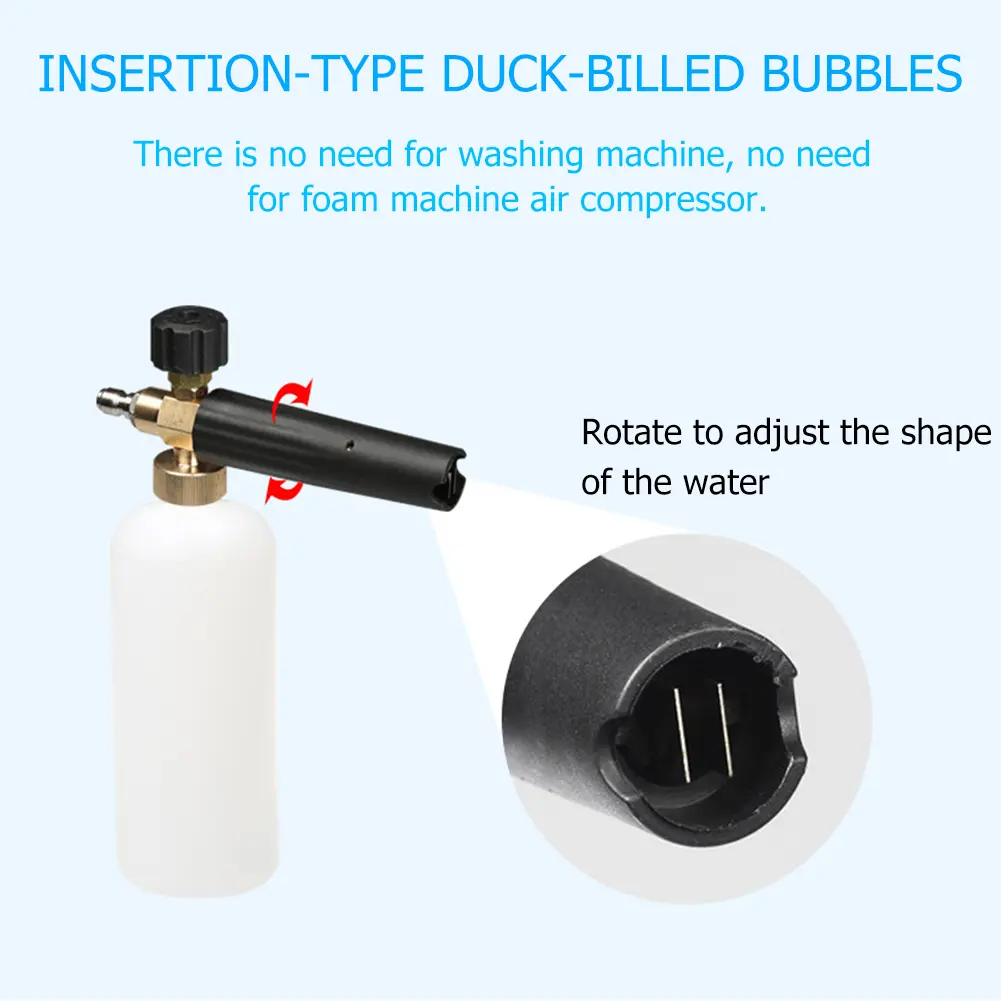 Portable High Pressure Foam Pot Universal Car Foam Washer Car Washing Foam Spray for Car Truck Motorcycle