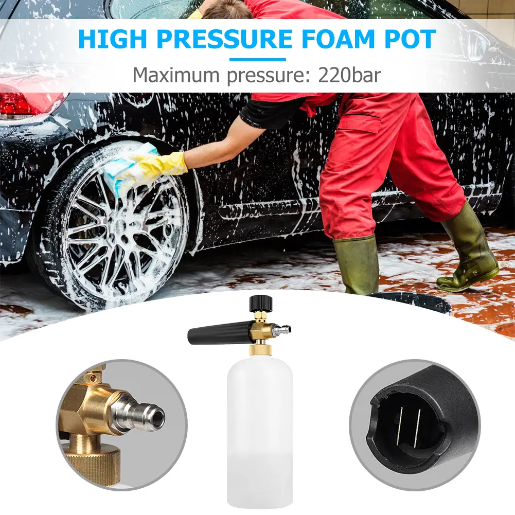 Portable High Pressure Foam Pot Universal Car Foam Washer Car Washing Foam Spray for Car Truck Motorcycle