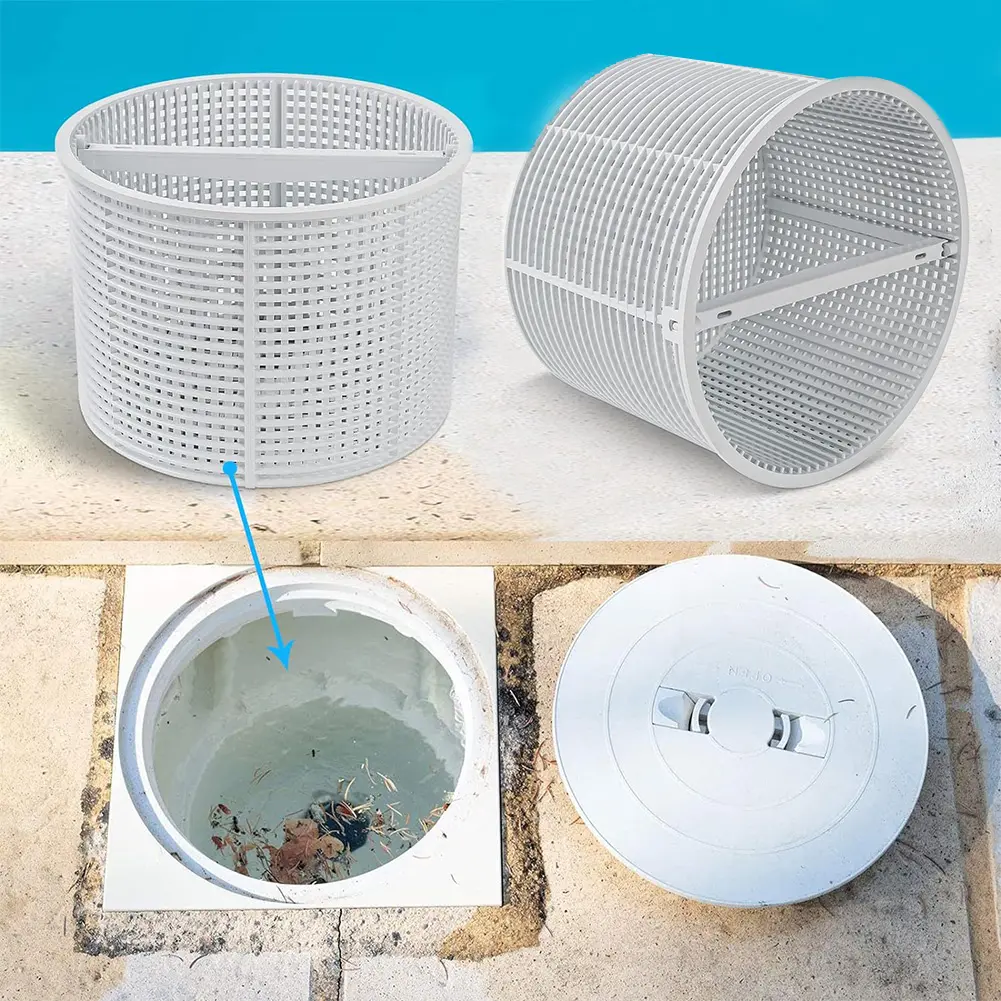 Pool Skimmer Basket for Inground Pool Swimming Pool Skimmer Basket Replacement for Hayward Swimming Pool Skimmer SPX1082