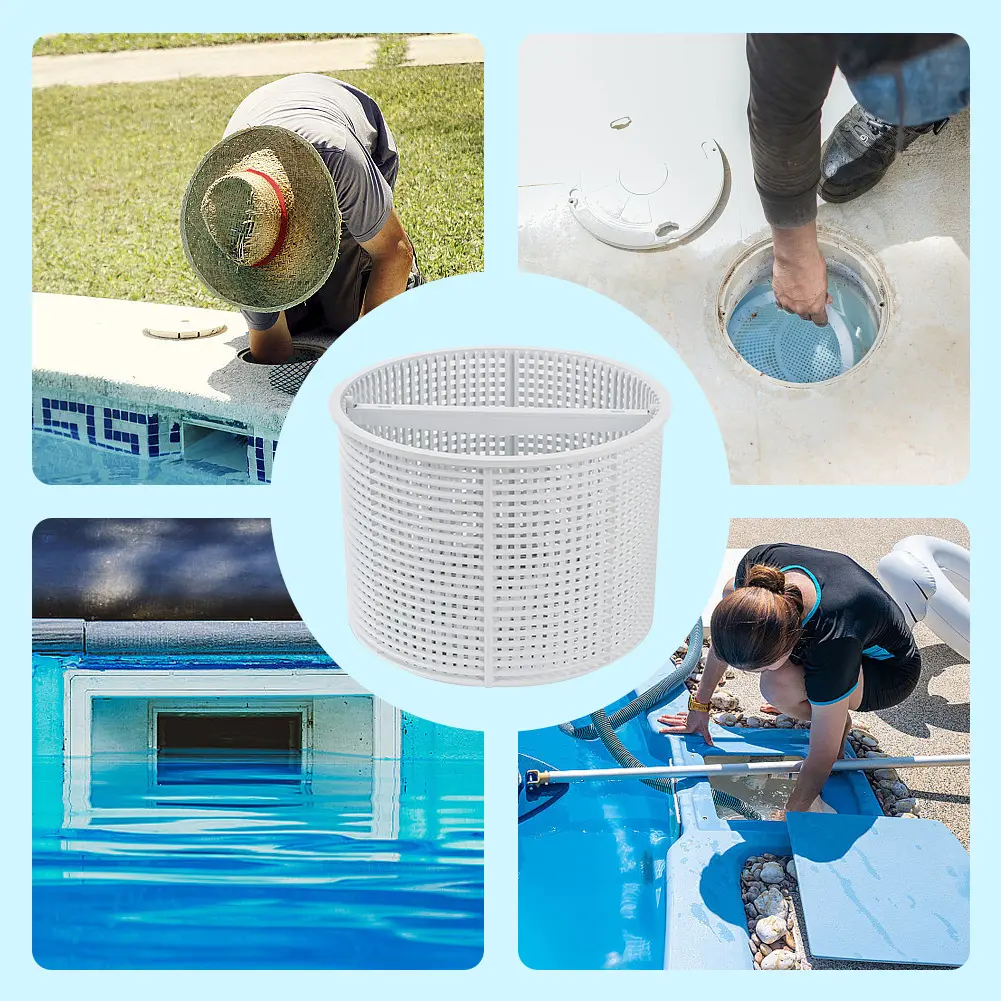 Pool Skimmer Basket for Inground Pool Swimming Pool Skimmer Basket Replacement for Hayward Swimming Pool Skimmer SPX1082