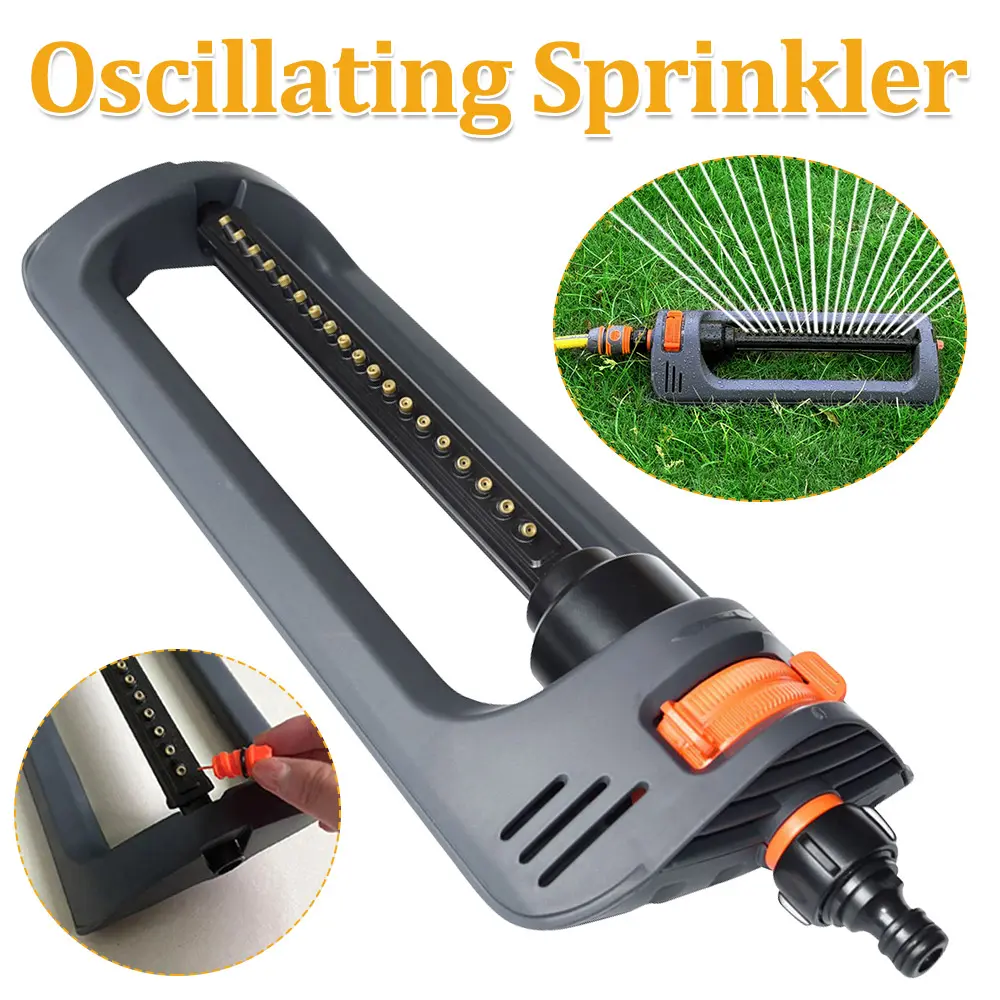 Lawn Swing Sprinkler Automatic 4 Mode 19 Nozzle Garden Sprayer Watering Agriculture Watering Garden Irrigation Sprinkler System